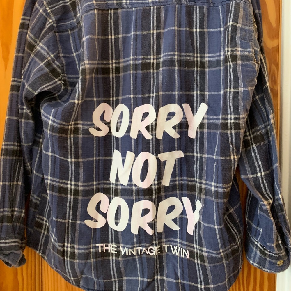 The vintage twin flannel button down